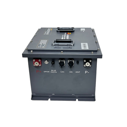 CURENTA 48V 105Ah Mini-Sized Lithium Iron Golf Cart Battery 51.2V 105Ah Bluetooth LiFePO4 Battery 22A Fast Charger 2.8' Touch  LCD Screen Conversion kit