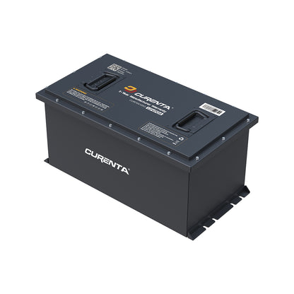 CURENTA 60.8V 105Ah Lithium Iron Golf Cart Battery 60.8V 105Ah Bluetooth 20A Fast Charger Touch  LCD Screen Conversion kit